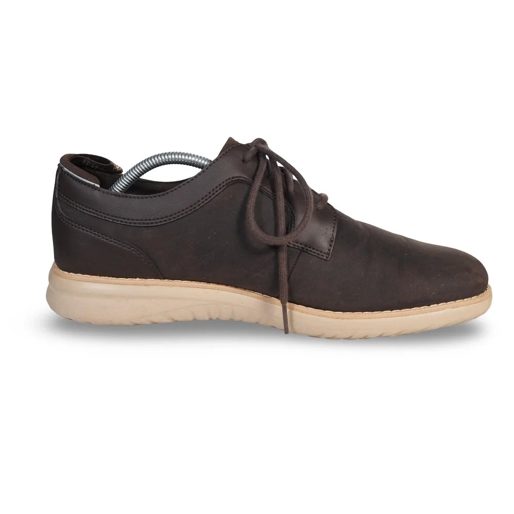 UGG Union Derby Hyperweave Waterproof Leather Oxfords Mens 11 Dark Brown 1104692
